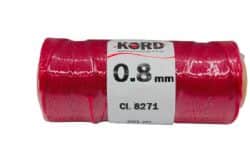 חוט שעווה -0.8- אדום כהה (19)