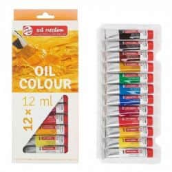 סט צבעי שמן איכותיים -טלנס למבוגרים- 12 צבעים