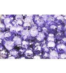 חרוזי זכוכית במשקל- קריסטל- מידה 16 סגול