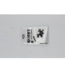 סופיות לחרוזי מעיכה קטן- כסף כהה