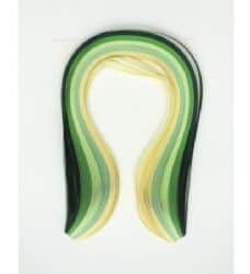 קוולינג- מגזרות נייר להכנת יצירה גוונים- חום, ירוק, צהוב