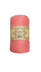 חוט מקרמה 4MM- CHICAGO סינגל טוויסט בצבע-חמרה