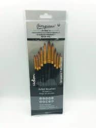 סט 10 מכחולים עגולים- משיער טבעי () -במבצע