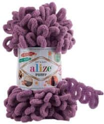 Alize Puffy- 437 צמר לולאות פלאפי סגול