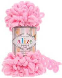 Alize Puffy- 185 צמר לולאות פלאפי ורוד
