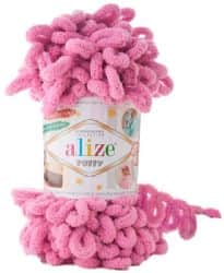 Alize Puffy- 98 צמר לולאות פלאפי ורוד