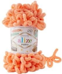 Alize Puffy- 34 צמר לולאות פלאפי כתום