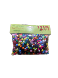 שקית חרוזים ליצירה אקריל/ פלסטיק איכותי- מעורב-במבצע