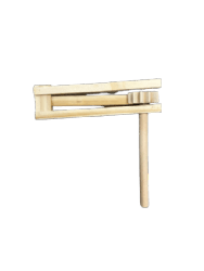 רעשן עץ לצביעה וקישוט