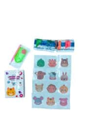 ערכת יצירה להכנת- 12 מדבקות שיבוץ יהלומים שנדבק על כל משטח דגם- פרצופים (020)