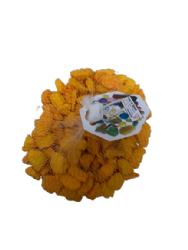 אבנים צבעוניות ליצירה- כתום