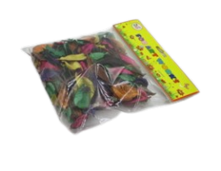 שקית פרחים יבשים צבעוניים לקישוט