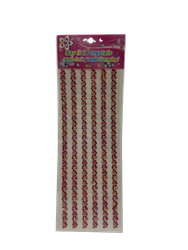 מדבקות יהלומים- לעיצוב ויצירה דגם- אדום