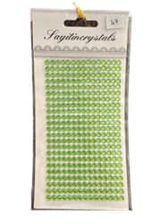 מדבקות שיבוץ לקישוט ויצירה- מתאימות לכל משטח דגם- ירוק מידה 4