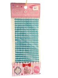 מדבקות שיבוץ לקישוט ויצירה- מתאימות לכל משטח דגם- תכלת מידה 4