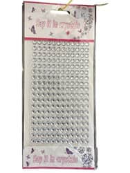 מדבקות שיבוץ לקישוט ויצירה- מתאימות לכל משטח דגם- כסף מידה 4