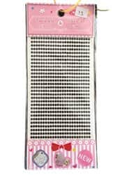 מדבקות שיבוץ לקישוט ויצירה- מתאימות לכל משטח דגם- שחור מידה 2