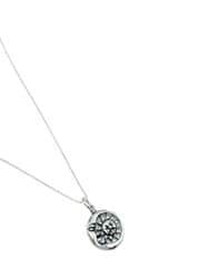 תליון מכסף אמיתי 925 דגם- שמש ירח ניתן לרכוש עם שרשרת כסף מוכנה