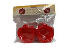 קישוטים לסוכות-10 צלוחיות דבש ו10 מקלות דבש