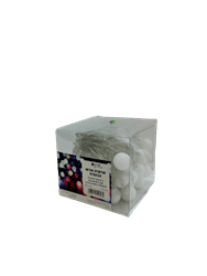 קישוטים לסוכה- שרשרת אורות צבעונית כ5 מטר עם 40 מנורות- על בטריות