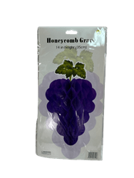 קישוטים לסוכה- ענבים מנייר כ35 ס"מ