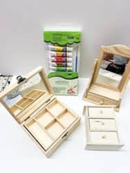 ערכה לצביעה במוצרי עץ לילדים