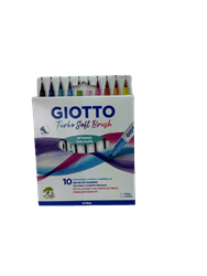 טושים עם ראש מברשת ב10 גוונים מהממים