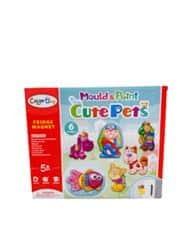 ערכה יפיפיה להכנת מגנטים למקרר מגבס דגם- חיות מחמד