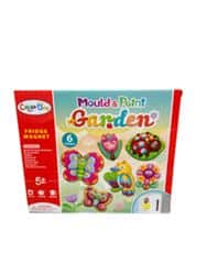 ערכה יפיפיה להכנת מגנטים למקרר מגבס דגם- גינה