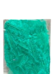 שקית מלאה נוצות שקית חיסכון בצבע- טורקיז