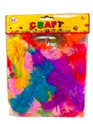 שקית מלאה נוצות במיקס צבעים- שקית חיסכון