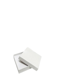 קופסאות מתנה מקרטון בצבע לבן 9X9