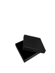 קופסאות מתנה מקרטון בצבע שחור 9X9