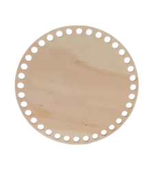 משטח עץ לסריגה- עגול ואובלי