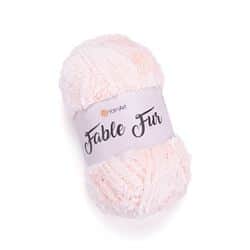 צמר לסריגת שמיכה-FABLE-FUR-בצבע-976