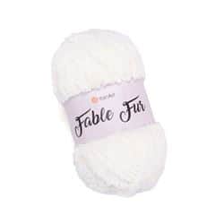 צמר לסריגת שמיכה-FABLE-FUR-בצבע-966