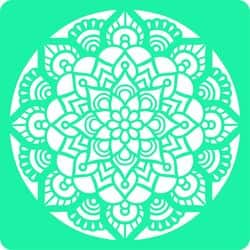 שבלונה דביקה רב פעמי - מנדלה